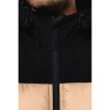 Parka matelassée à capuche bi-ton unisexe