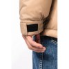 Parka matelassée à capuche bi-ton unisexe