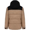 Parka matelassée à capuche bi-ton unisexe