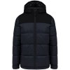 Parka matelassée à capuche bi-ton unisexe