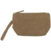 Pochette écoresponsable délavée en velours côtelé