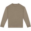 Sweat-shirt écoresponsable à col rond à épaules tombantes molleton gratté unisexe