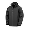 Veste softshell recyclée 3 couches à capuche homme