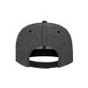 Casquette snapback toucher velours