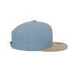 Casquette snapback toucher velours
