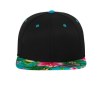 Casquette visière fleurie