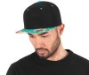 Casquette visière fleurie