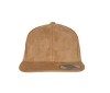 Casquette snapback toucher velours