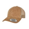 Casquette style trucker effet velours