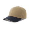 Casquette 6 pans contrastée
