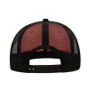 Casquette visière plate style trucker