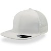 Casquette visière plate style trucker