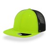 Casquette visière plate style trucker