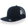 Casquette visière plate style trucker