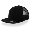 Casquette visière plate style trucker