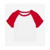 Tee-shirt ringer femme