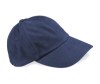 Casquette 6 pans en coton brossé