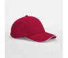 Casquette 6 panneaux avec liseré