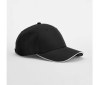 Casquette 6 panneaux avec liseré