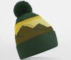 Bonnet avec pompon mountain peaks