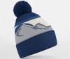 Bonnet avec pompon mountain peaks