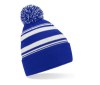 Bonnet de supporter rayé