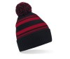 Bonnet de supporter rayé