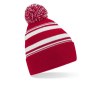 Bonnet de supporter rayé