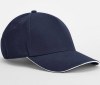 Casquette en coton organique avec liseré