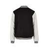 Veste baseball en simili cuir