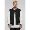 Veste baseball en simili cuir