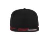 Casquette 6 pans impression rose sur la visière