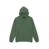 Sweat à capuche zippé unisexe