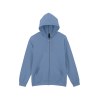Sweat à capuche zippé unisexe