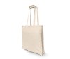 Sac shopping en coton recyclé avec soufflet
