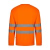 Tee-shirt ml en coton/polyester haute visibilité
