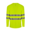 Tee-shirt ml en coton/polyester haute visibilité