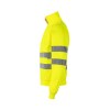 Sweat col zippé haute visibilite