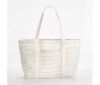 Grand sac shopping rayé