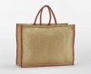 Grand sac shopping en toile de jute