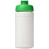 Bouteille de sport Baseline Rise de 500 ml recyclée avec couvercle rabattable