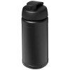 Bouteille de sport Baseline Rise de 500 ml recyclée avec couvercle rabattable