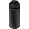 Bouteille de sport Baseline Rise de 500 ml recyclée avec couvercle rabattable