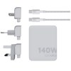 Chargeur de voyage Xtorm XVC2140 GaN Ultra de 140 W avec câble USB-C PD de 240 W