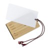 Etiquette bagage bambou/pol fr (+Quadri numérique QV12)
