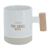 Mug ceramique/bois 33cl  (+Tampographie TA11)