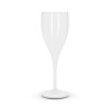 FLUTE A CHAMPAGNE EN PLASTIQUE REUTILISABLE TRITAN 16 cl RAS BORD