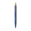 Stylo à bille à encre bleue dont le corps est fabriqué en aluminium 100% recyclé, avec une finition mate