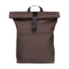 Sac à dos pour ordinateur portable 'roll-top' pratique, robuste et spacieux avec une poche zippée supplémentaire sur le devant