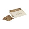 Deux jeux de cartes à jouer en papier kraft recyclé de qualité (250 g/m²)